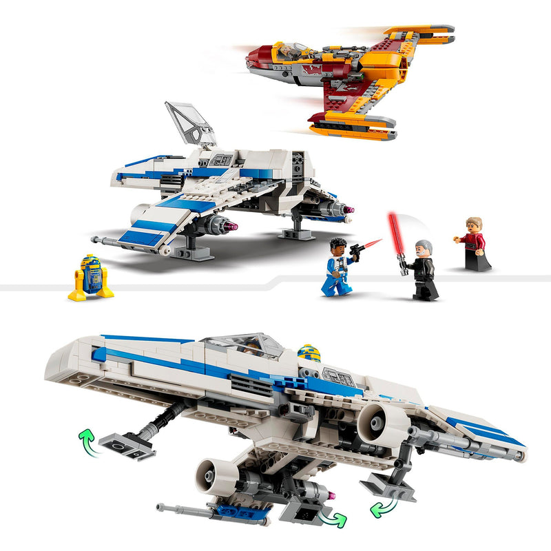 Afbeelding laden in galerijviewer, Lego star wars - new republic e-wing vs. shin hati's starfighter constructiespeelgoed (75364)
