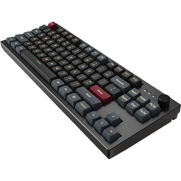Afbeelding laden in galerijviewer, Montech mkey darkness tkl rgb mechanisch toetsenbord (zwart, us lay-out (qwerty), gateron g pro yellow, 80% (tkl), hot-swappable, rgb, pbt)
