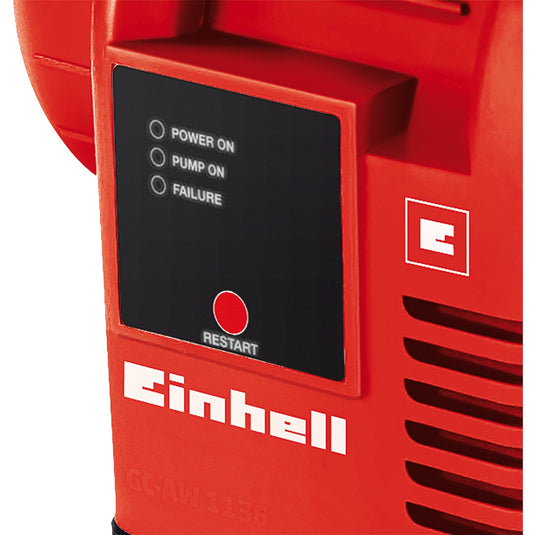 Einhell huiswaterautomaat gc-aw 9036 pomp (rood zwart)