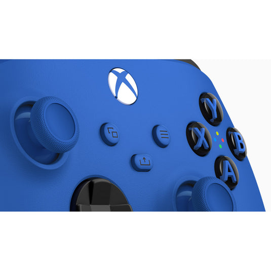 Microsoft xbox wireless controller - shock blue (blauw, bluetooth)