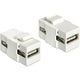 Delock keystone module usb 2.0 a - usb 2.0 a (86317)