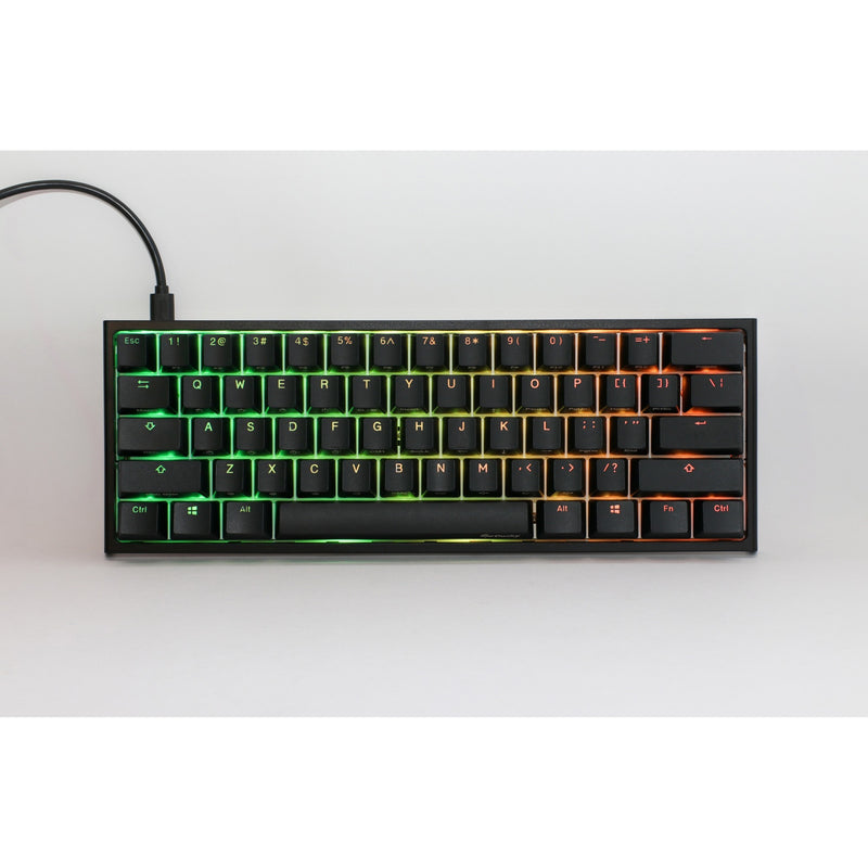 Afbeelding laden in galerijviewer, Ducky one 2 pro mini classic rgb mechanisch gaming toetsenbord (zwart, us lay-out (qwerty), cherry mx silent red, 60%, rgb led, double-shot pbt, quack mechanics)
