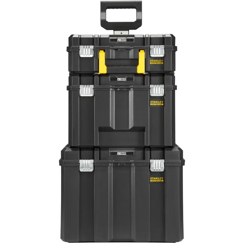 Afbeelding laden in galerijviewer, Stanley fatmax pro-stack 3 in 1 moduleerbare opbergkoffers gereedschapsbox (zwart geel)
