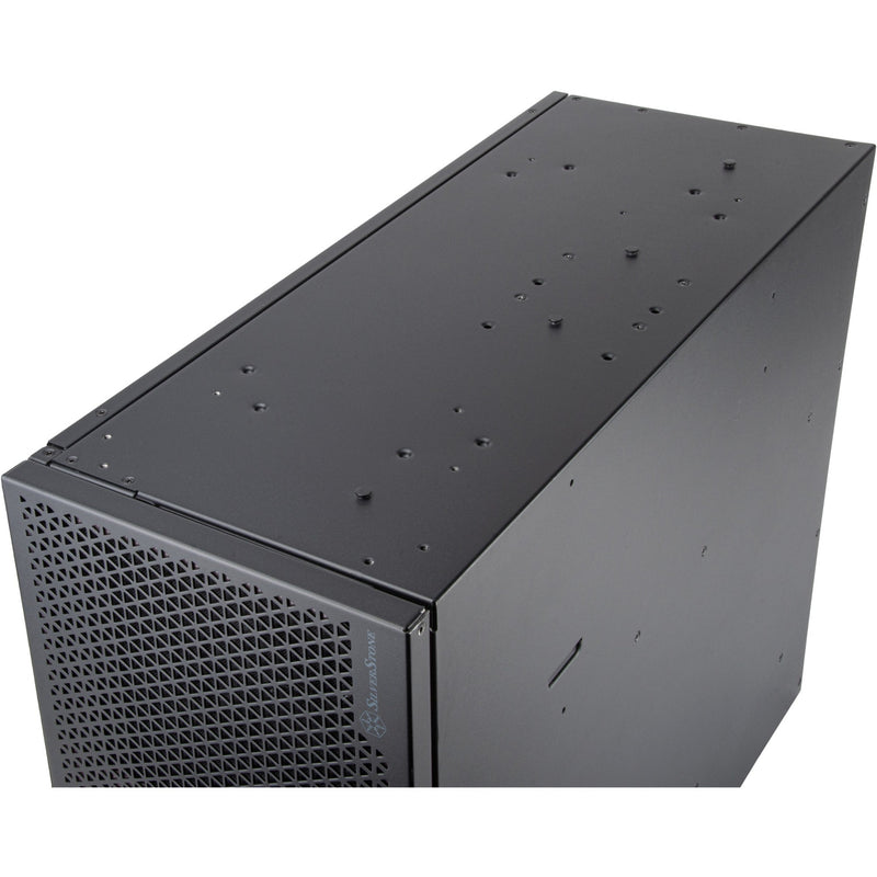 Afbeelding laden in galerijviewer, Silverstone rm52 server behuizing (zwart | 2x usb-a | 1x usb-c)
