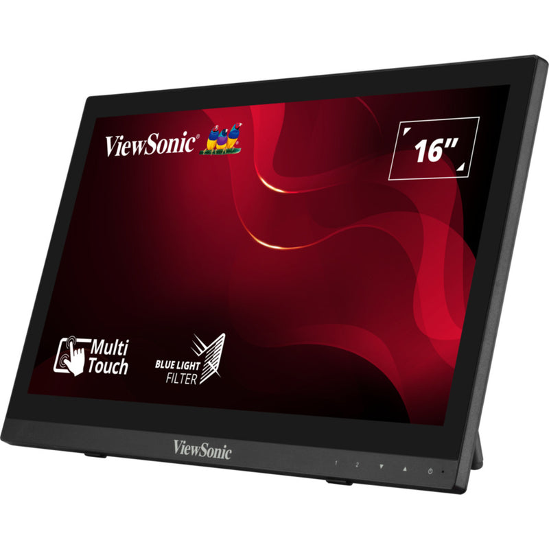 Afbeelding laden in galerijviewer, Viewsonic 10-point touchscreen monitor td1630-3 16 (zwart, 1x hdmi, vga, usb-b)
