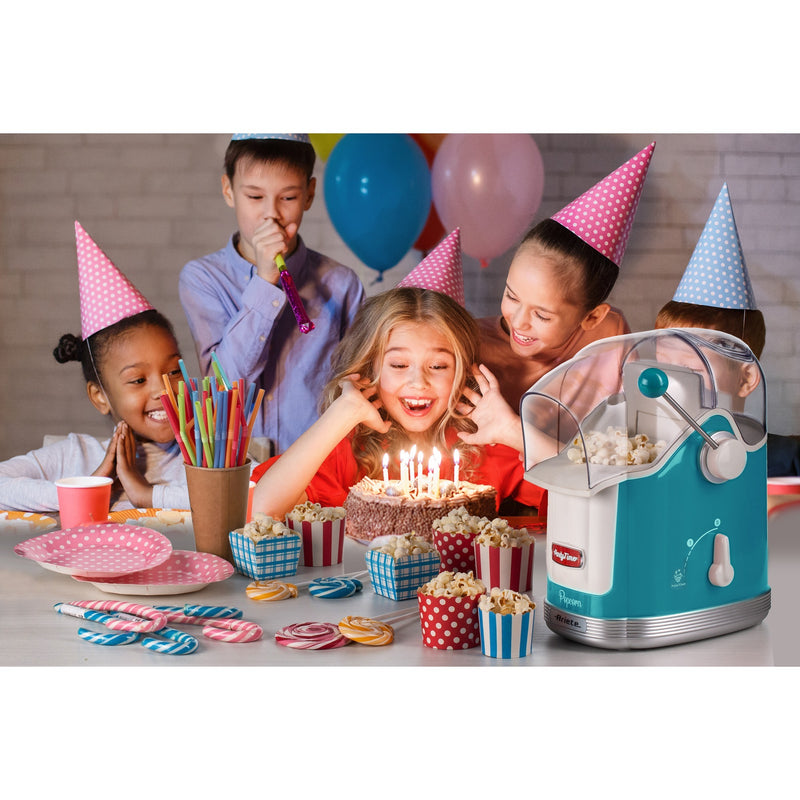 Afbeelding laden in galerijviewer, Ariete party time pop corn maker 2958 01 popcornmaker (lichtblauw)
