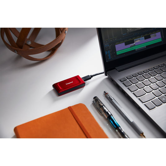 Kingston externe ssd-schijf type-c rood sxs1000r 1000g