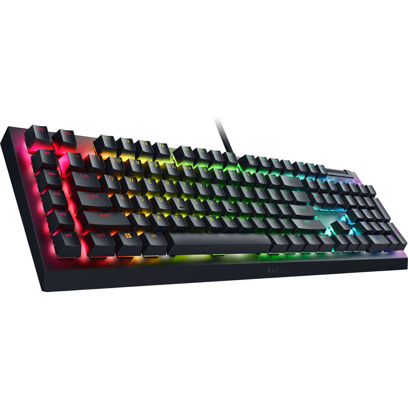 Afbeelding laden in galerijviewer, Razer blackwidow v4 x, gaming toetsenbord (zwart, us lay-out, green, rgb leds, doubleshot abs)
