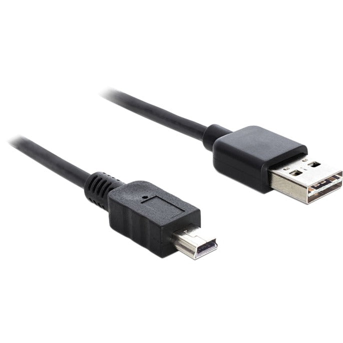 Afbeelding laden in galerijviewer, Delock easy-usb-a 2.0 male > mini usb-b 2.0 male kabel (zwart, 3 meter)
