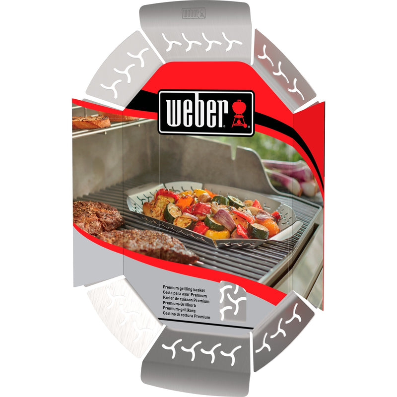 Afbeelding laden in galerijviewer, Weber premium grillkorf groentekorf (roestvrij staal)
