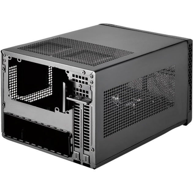 Afbeelding laden in galerijviewer, Silverstone sg13b mini tower behuizing (zwart | 2x usb-a)
