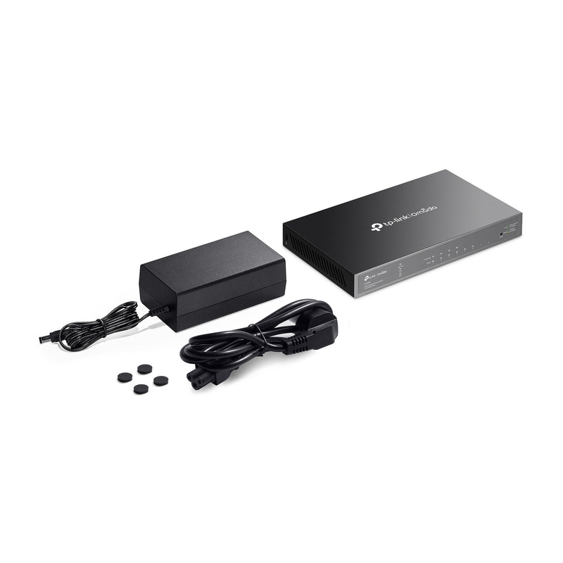 Afbeelding laden in galerijviewer, Tp-link omada sg2008p 8-poorts gigabit jetstream smart-switch (zwart, 4x poe+)
