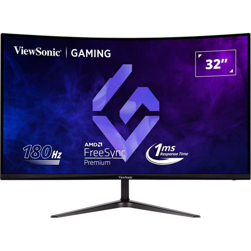 Afbeelding laden in galerijviewer, Viewsonic vx3218c-2k 32 curved gaming monitor (zwart, 1x displayport, 2x hdmi, 180 hz, 2x hdmi, 1x displayport, 180 hz)
