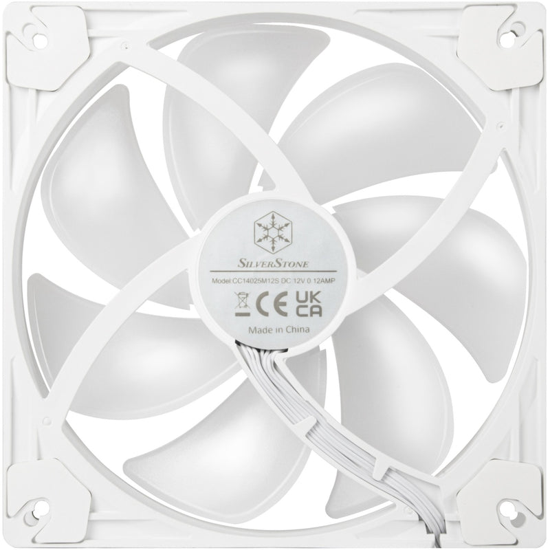 Afbeelding laden in galerijviewer, Silverstone vista 140 argb case fan (wit, 140 x 140 x 25 mm, pwm)
