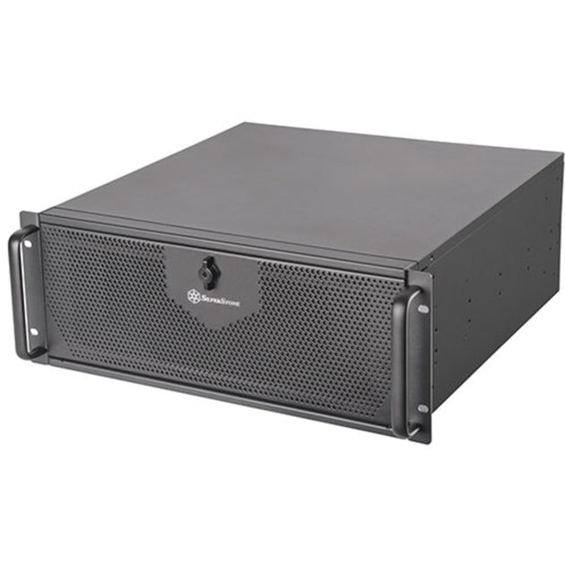 Afbeelding laden in galerijviewer, Silverstone rm42-502 rack behuizing (zwart | 2x usb-a 3.2 (5 gbit s) | 1x usb-c 3.2 (5 gbit s) | 2x audio)
