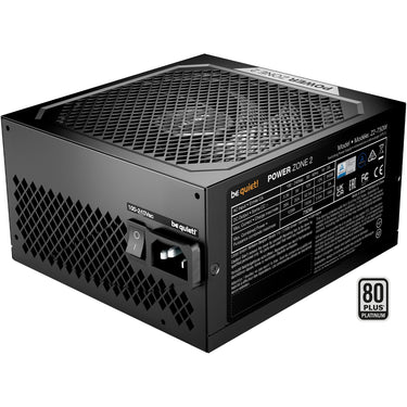 Be quiet! power zone 2 modulaire 750 watt voeding (zwart, 1x 12v-2x6, 3x pcie)