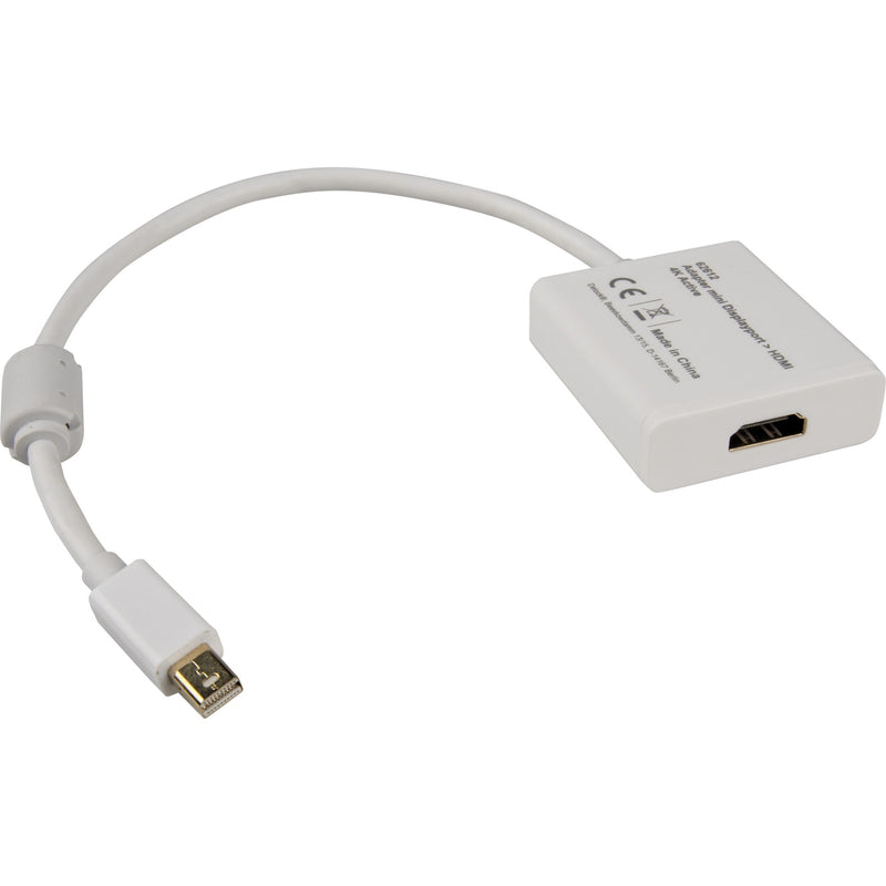 Afbeelding laden in galerijviewer, Delock mini displayport > hdmi adapter (wit, 0,2 meter, 4k)
