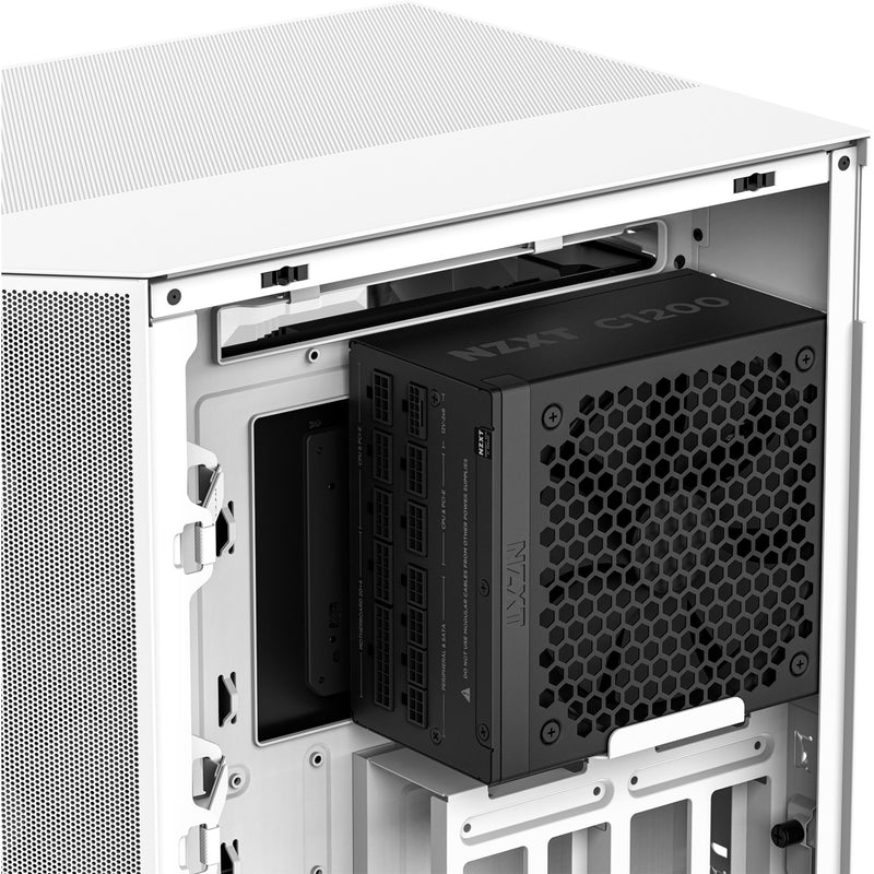 Afbeelding laden in galerijviewer, Nzxt c1200 gold atx 3.1 modulaire 1200 watt voeding (zwart, 1x 12v-2x6, 3x pcie)
