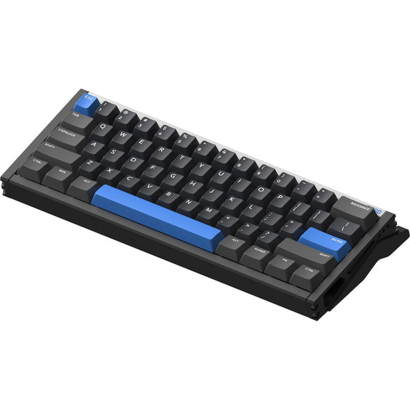 Afbeelding laden in galerijviewer, Iqunix ez60 magnetic switch gaming he keyboard (zwart, us lay-out (qwerty), gateron magnetic jade pro, 60%, rgb, double shot pbt keycaps)
