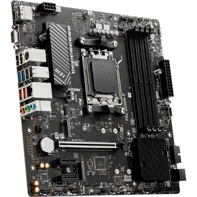 Afbeelding laden in galerijviewer, Msi pro b650m-p socket am5 moederbord (zwart, raid, 2.5 gb-lan, sound, µatx)
