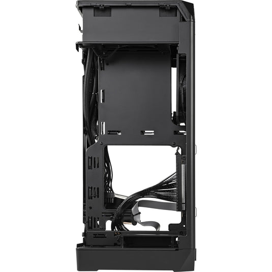 Cooler master ncore 100 max mini tower behuizing (donkergrijs | 2x usb-a | 1x usb-c)