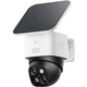 Eufy s340 solocam beveiligingscamera (wit, met dual lens en solar panel)