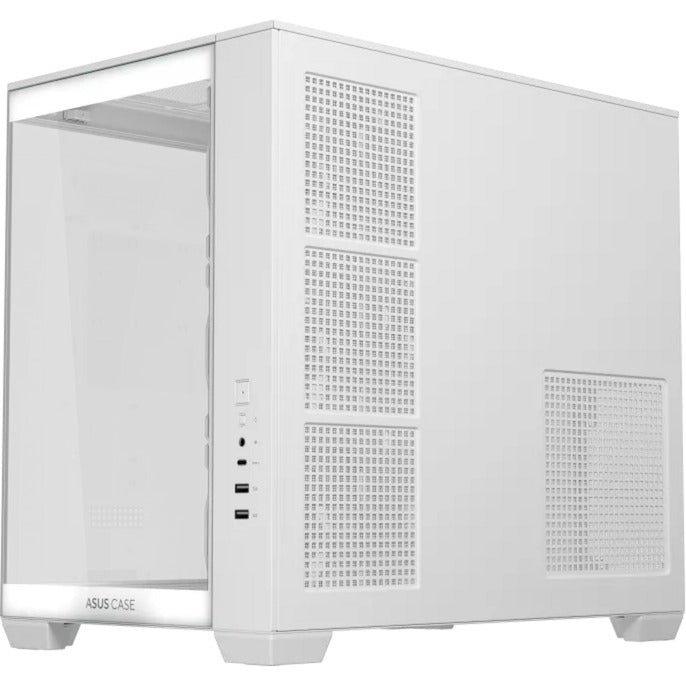 Afbeelding laden in galerijviewer, Asus a32 plus midi tower behuizing (wit | 2x usb-a | 1x usb-c | rgb | tempered glass)
