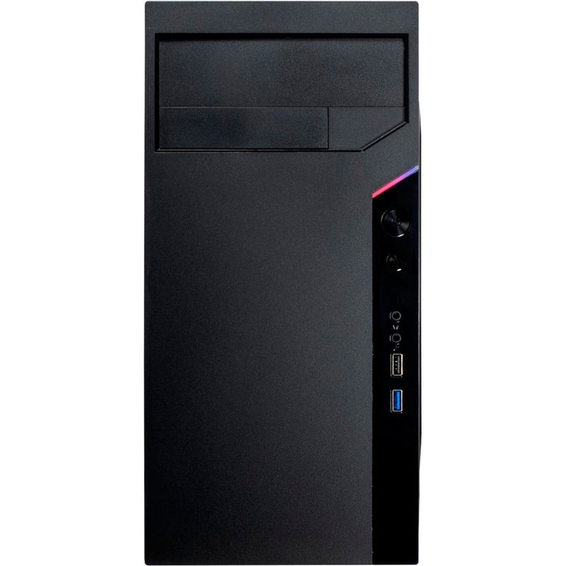 Afbeelding laden in galerijviewer, Inter-tech it-6505 reto mini tower behuizing (zwart | 2x usb-a)
