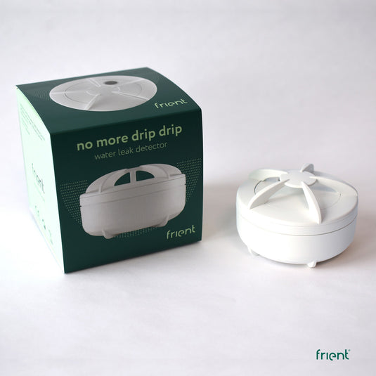 Frient water leak detector melder (wit, zigbee 3.0)