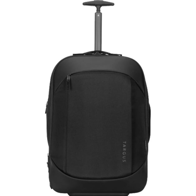 Afbeelding laden in galerijviewer, Targus 15.6” ecosmart mobile tech traveler rolling backpack trolley (zwart)
