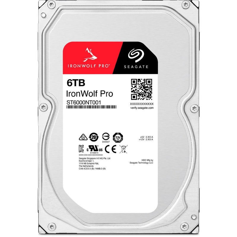 Afbeelding laden in galerijviewer, Seagate ironwolf pro 6 tb harde schijf (st6000nt001, sata 600, 24 7)
