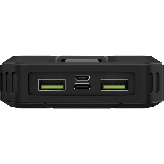 Goobay outdoor solar power bank 20,000 mah with power delivery powerbank (zwart)