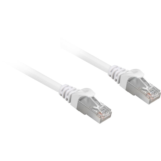 Sharkoon netwerkkabel sftp, rj-45 met cat.6a (wit, 5 meter, halogeenvrij)