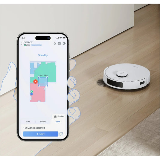 Ecovacs deebot n20 pro plus robotstofzuiger (wit)