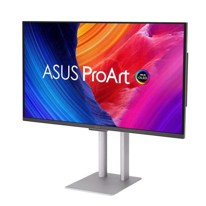 Afbeelding laden in galerijviewer, Asus proart display pa27ucdmr 26.5 4k uhd monitor (zilver, hdmi, displayport, usb-a, usb-c, 2x thunderbolt 4)
