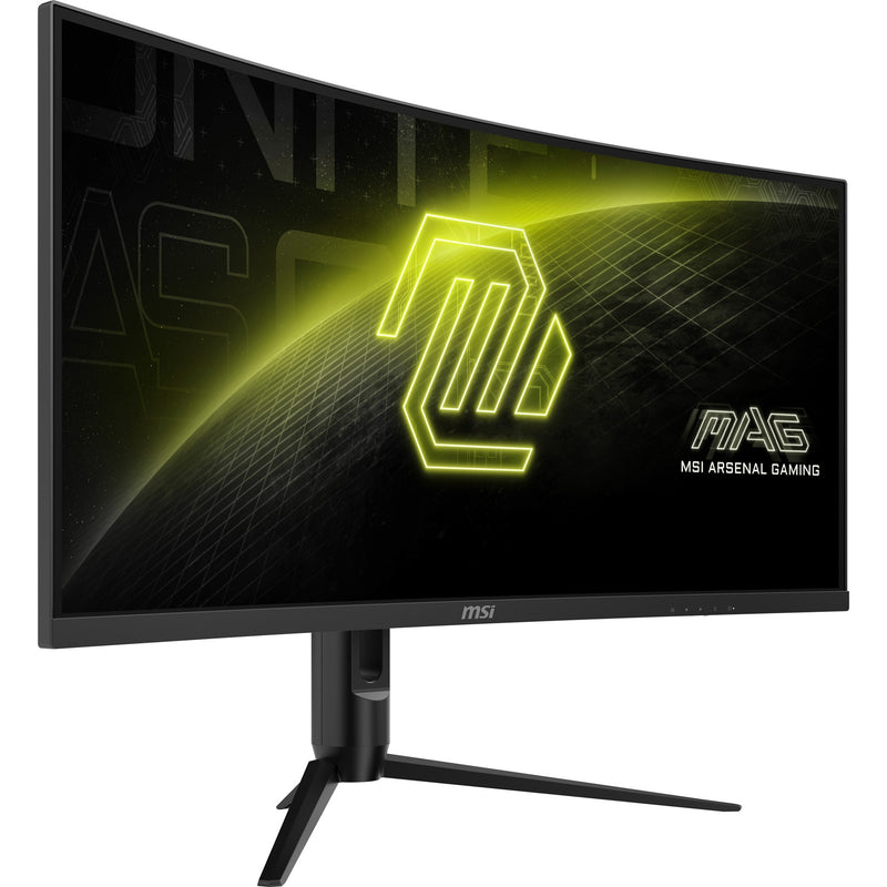 Afbeelding laden in galerijviewer, Msi mag 342cqr e2 34 curved ultrawide gaming monitor (zwart, 2x hdmi, displayport, 180 hz)
