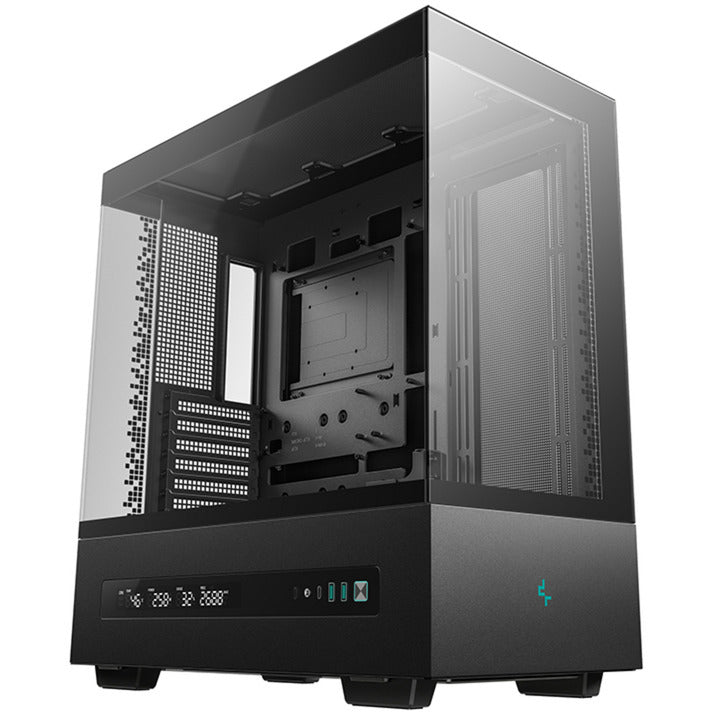Afbeelding laden in galerijviewer, Deepcool ch690 digital midi tower behuizing (zwart | 2x usb-a | 1x usb-c | tempered glass)
