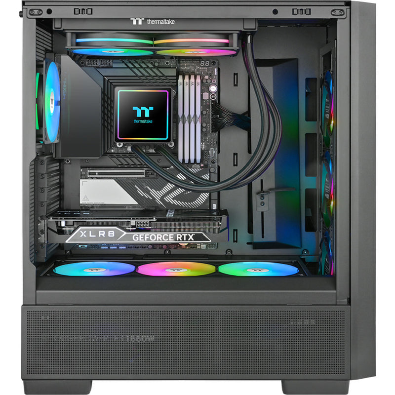 Afbeelding laden in galerijviewer, Thermaltake th240-s v3 argb sync aio liquid cooler waterkoeling (zwart)
