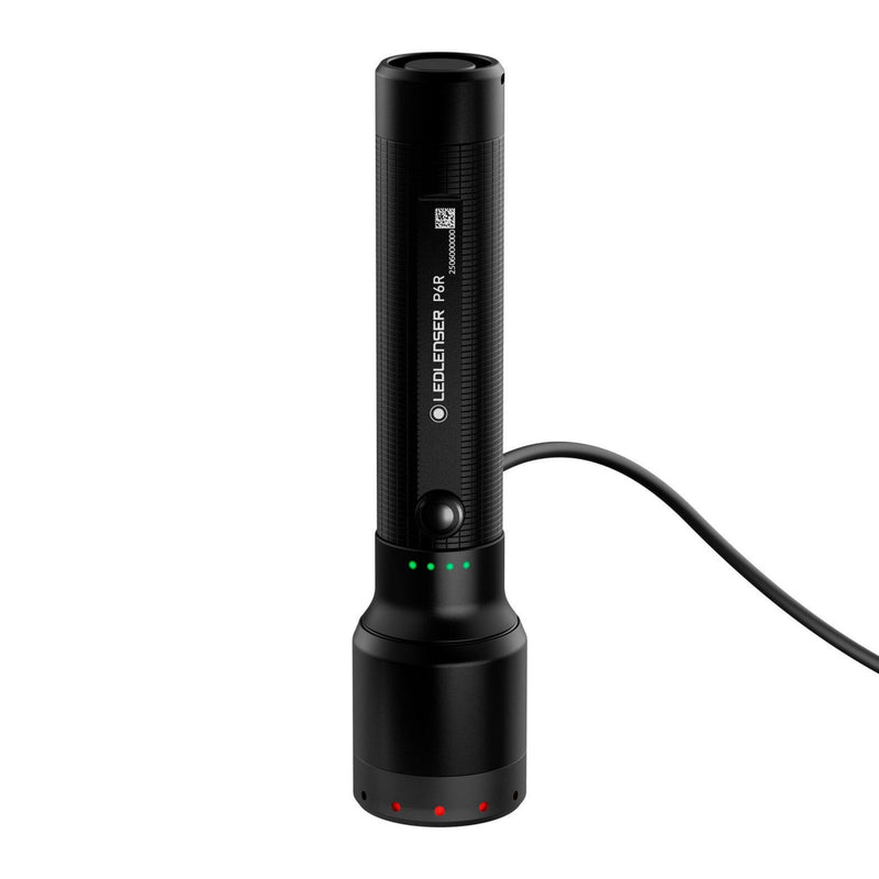 Afbeelding laden in galerijviewer, Ledlenser p6r zaklamp (zwart, 1200 lm, 6000-7500k)

