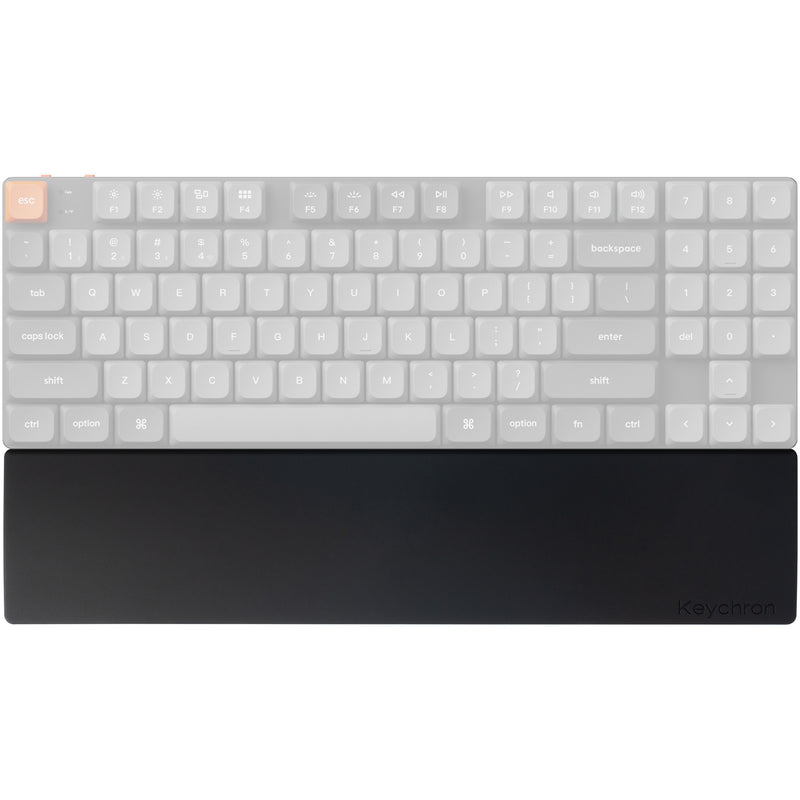 Afbeelding laden in galerijviewer, Keychron silicone palm rest voor k1 se k1 pro k1 max k13 pro k13 max k1 v6 polssteun (zwart, low profile)
