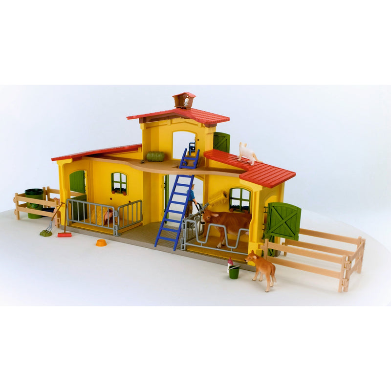 Afbeelding laden in galerijviewer, Schleich farm world - grote stal, geel speelfiguur
