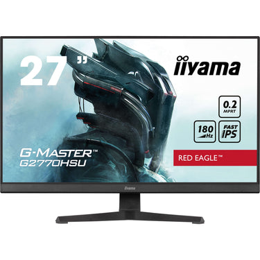 Iiyama g-master red eagle g2770hsu-b6 27 gaming monitor (zwart, hdmi, displayport, usb-a, usb-b, 180 hz)
