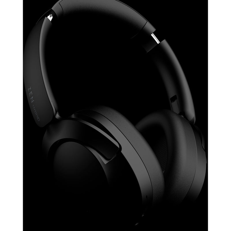 Afbeelding laden in galerijviewer, Creative zen hybrid 2 over-ear hoofdtelefoon (zwart, bluetooth 5.2, usb-c, hybride anc)
