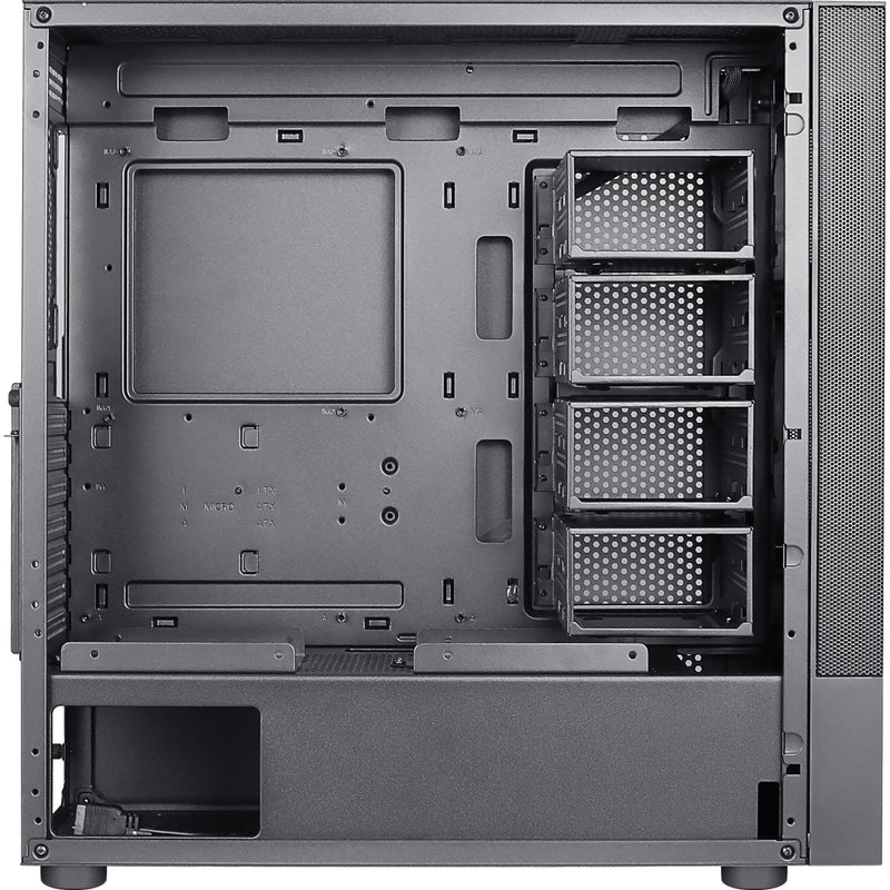 Afbeelding laden in galerijviewer, Aerocool cipher s-bk-v1 midi tower behuizing (zwart | 3x usb-a)
