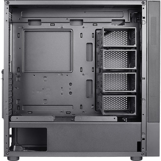 Aerocool cipher s-bk-v1 midi tower behuizing (zwart | 3x usb-a)