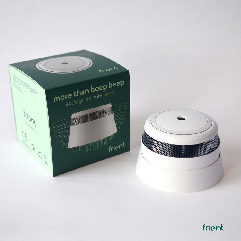 Afbeelding laden in galerijviewer, Frient intelligent smoke alarm melder (wit, zigbee 3.0)
