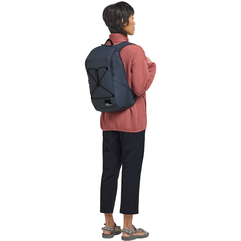 Afbeelding laden in galerijviewer, Jack wolfskin serene rugzak (donkerblauw, 18.0 liter)
