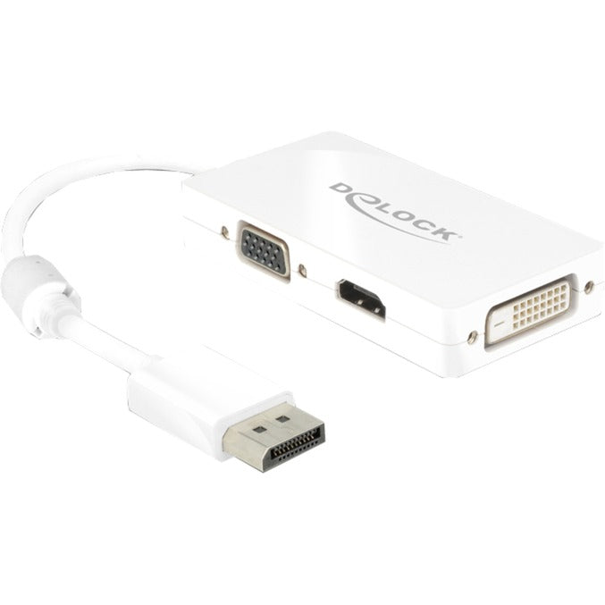 Afbeelding laden in galerijviewer, Delock displayport > vga hdmi dvi adapter (wit, 0,16 meter)
