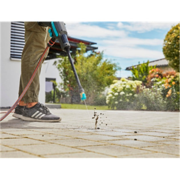 Afbeelding laden in galerijviewer, Gardena aquaclean 24 18 v p4a solo drukreiniger (grijs turquoise, 14800-55, accu niet inbegrepen)
