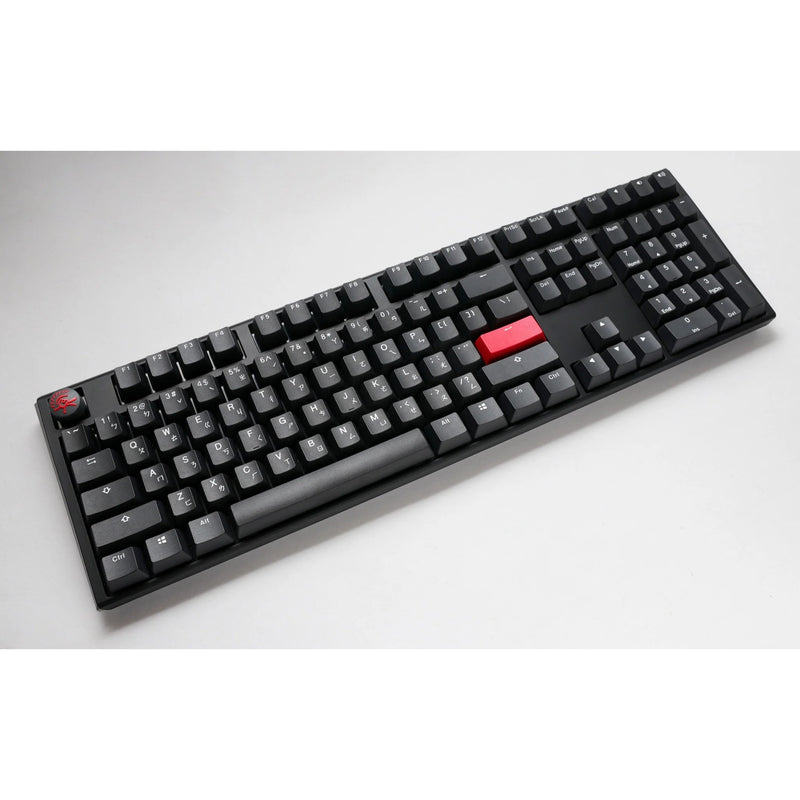 Afbeelding laden in galerijviewer, Ducky one 3 carbon black mechanisch toetsenbord (carbon, us lay-out (qwerty), cherry mx brown, 100%, pbt double shot, hot swap)
